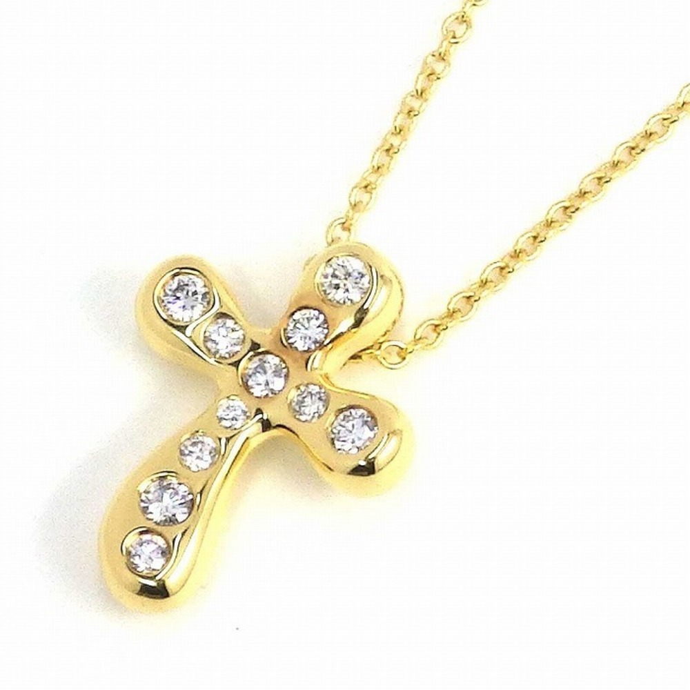 Tiffany Necklace Small Cross Diamond